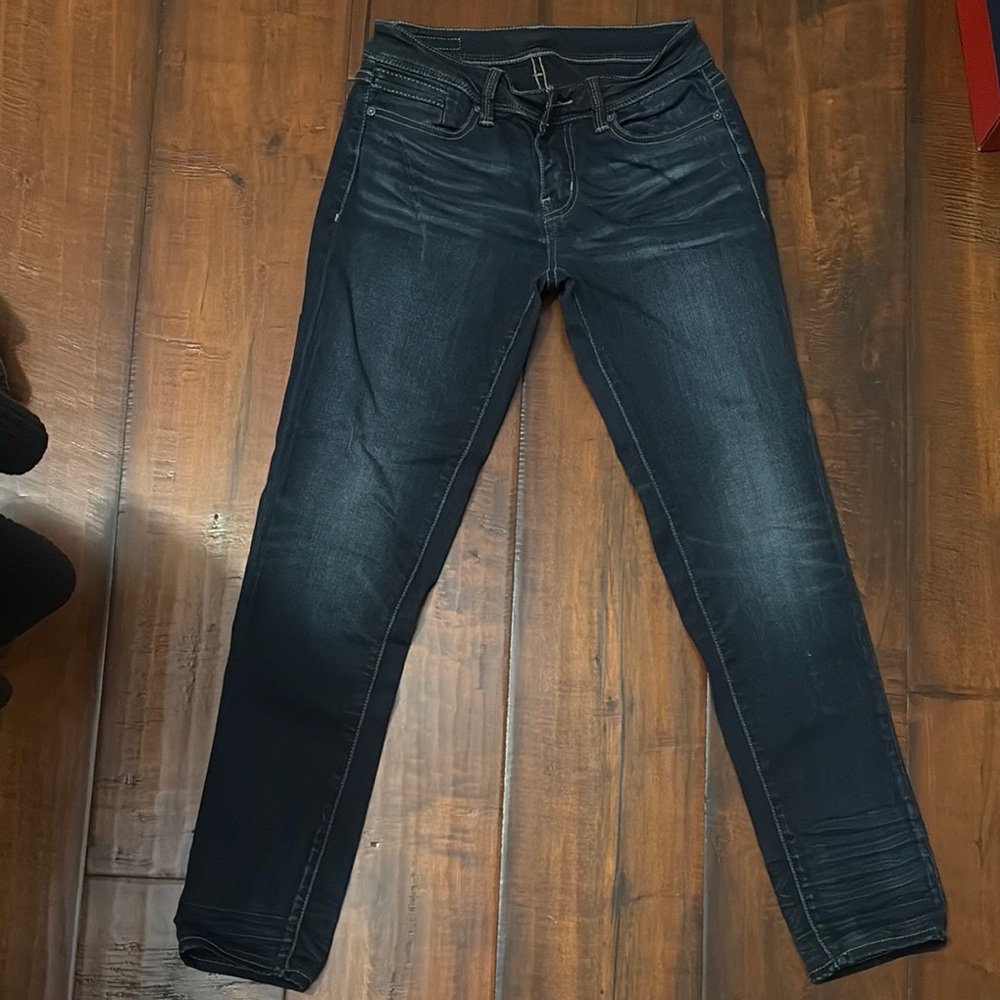 Dark Wash Women's Buckle Black Fitck skinny jeans